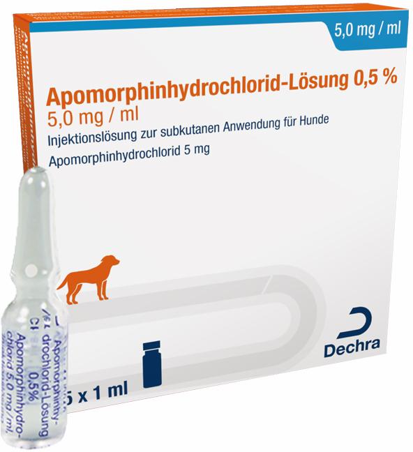 Apomorphinhydrochlorid-Lösung 0,5 % 5,0 mg/ml