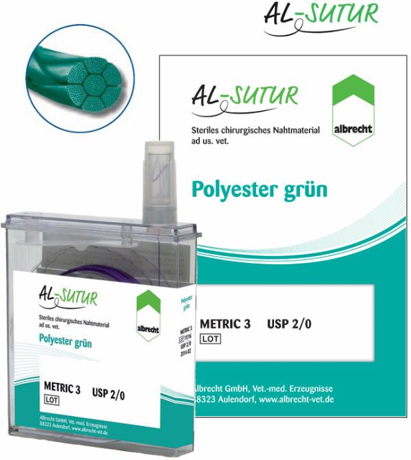 Polyester grün – Flachspule