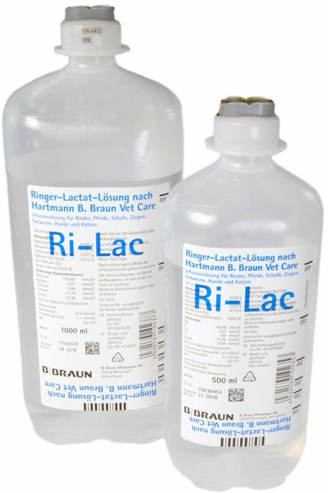 Geplooid zadel uitvoeren Ringer-Lactat-Lösung